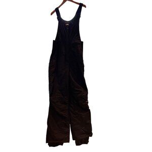 Outdoor Gear Mens black snow bib overall winter ski pants sz Small SKU 9980